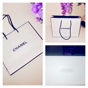 Authentic Chanel gift bag.
